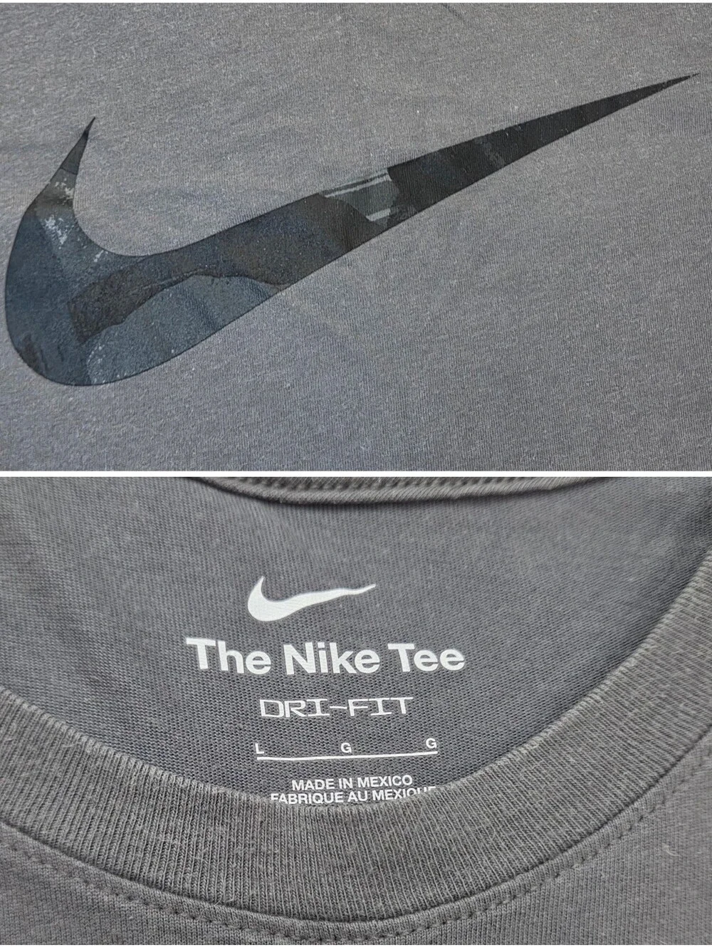 Men's Large Tee Shirt Lot Brand Name School Clothes Hurley Nike Bundle 3 Pack Lg